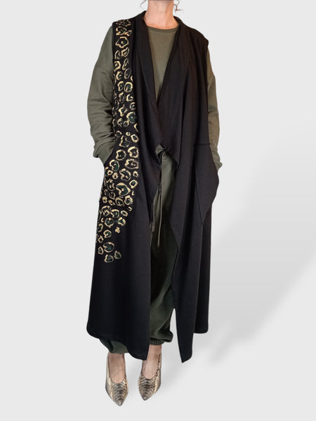 GILET LUNGO DIPINTO