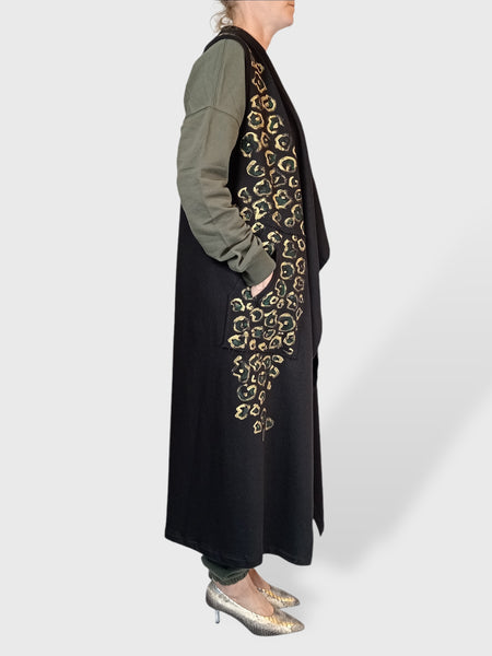 GILET LUNGO DIPINTO