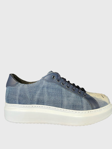 Sneakers Jad Custom Tailoring Lazise in Denim Recycled - Forum boutiques
