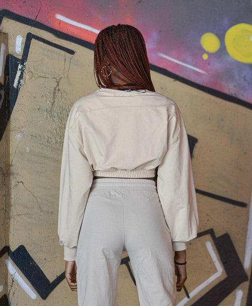 FELPA CROPPED HAND PAINTED JAD - Forum boutiques