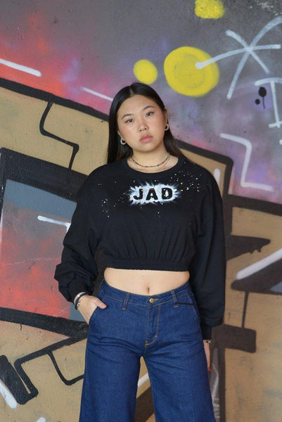 FELPA CROPPED HAND PAINTED JAD - Forum boutiques