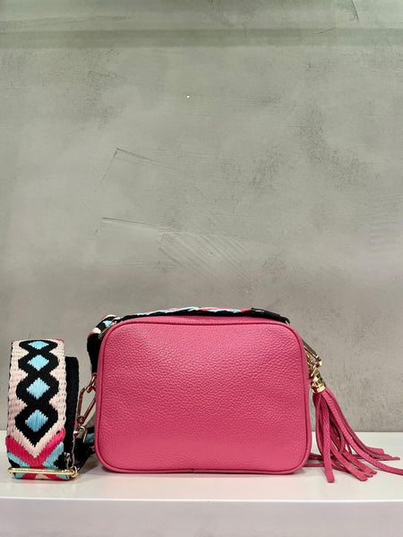 Borsa shopping JAD dipinta a mano Fuxia - Forum boutiques