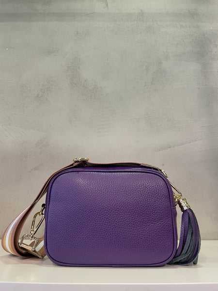 Borsa shopping JAD dipinta a mano Viola - Forum boutiques