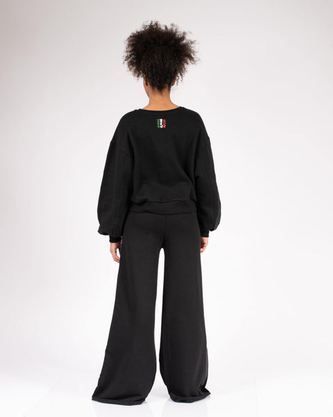Pantalone tuta a palazzo dipinto a mano - Forum boutiques