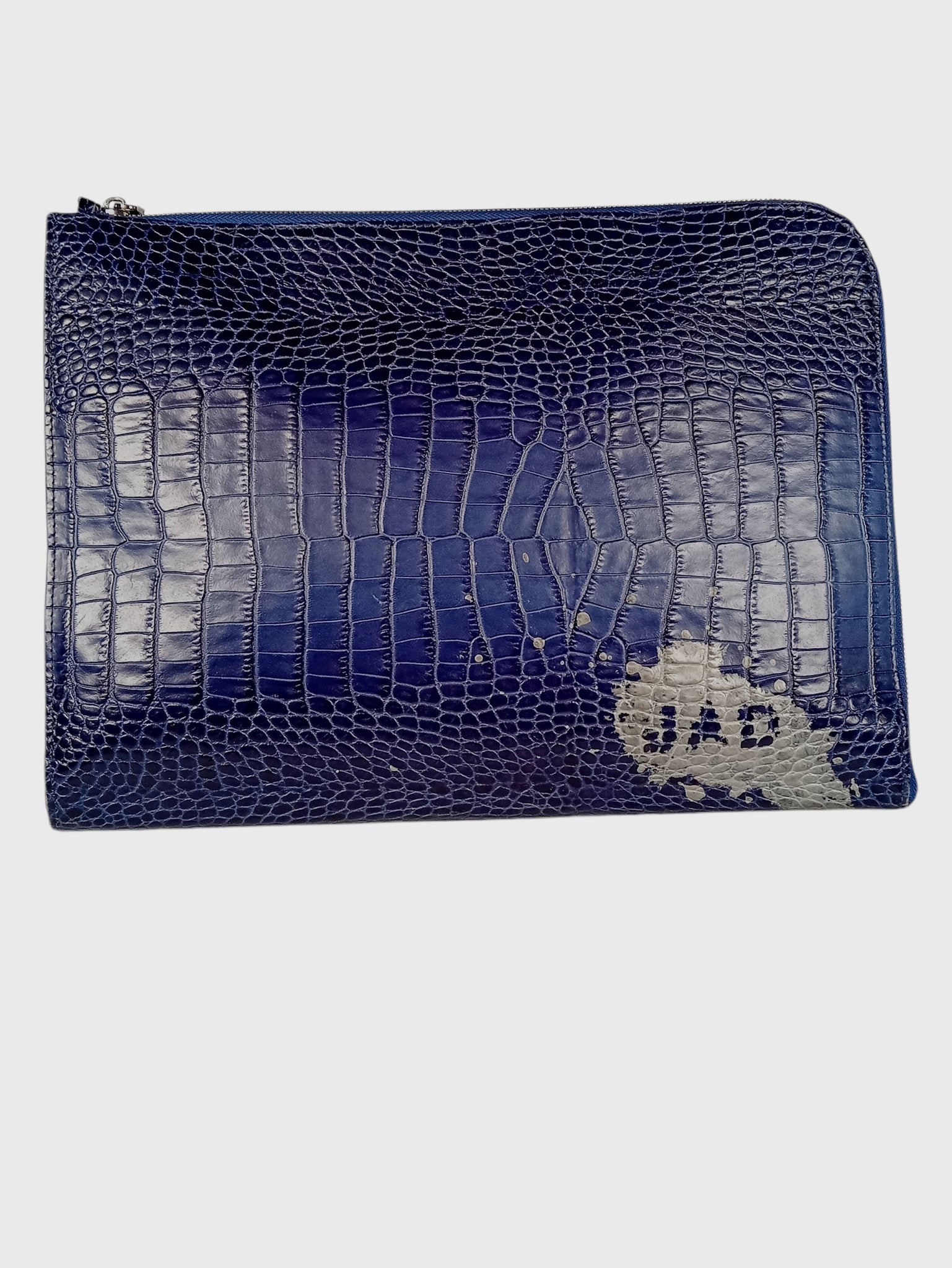 CUSTODIA PORTA LAPTOP O IPAD JAD CUSTOM IN PELLE STAMPATA COCCODRILLO - Forum boutiques