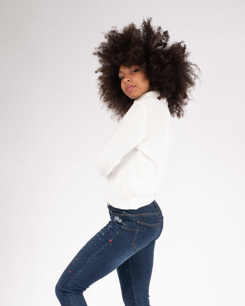 Jeans skinny fit spruzzi colore - Forum boutiques